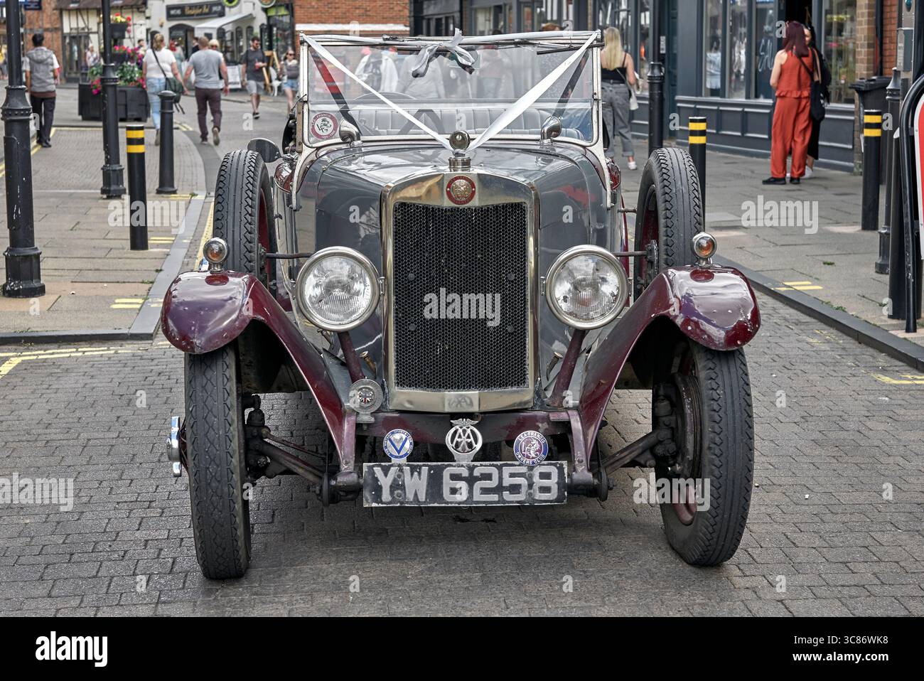 Berlina da turismo inglese Lea Francis P tipo 1928 vintage Foto Stock