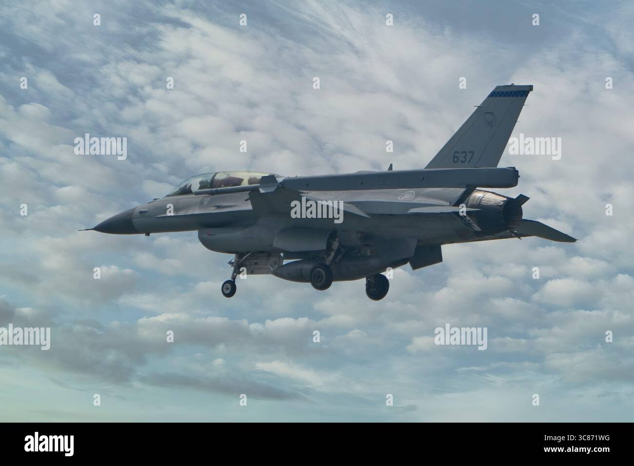 F-16D del 145 Squadron Foto Stock