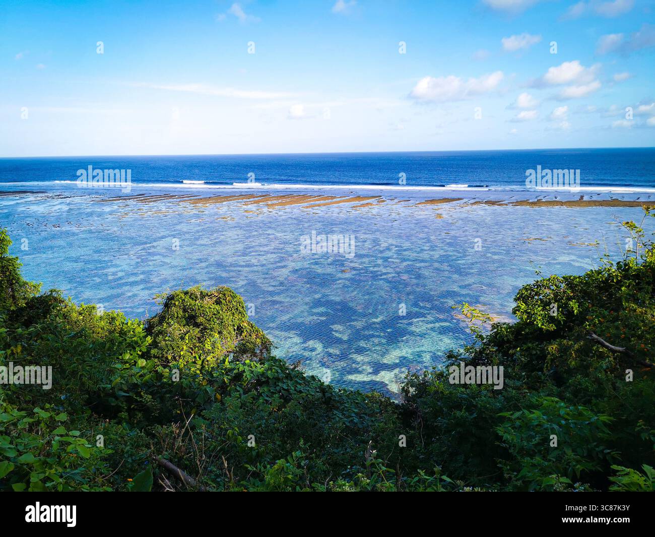 spiaggia nel sud di bali Foto Stock