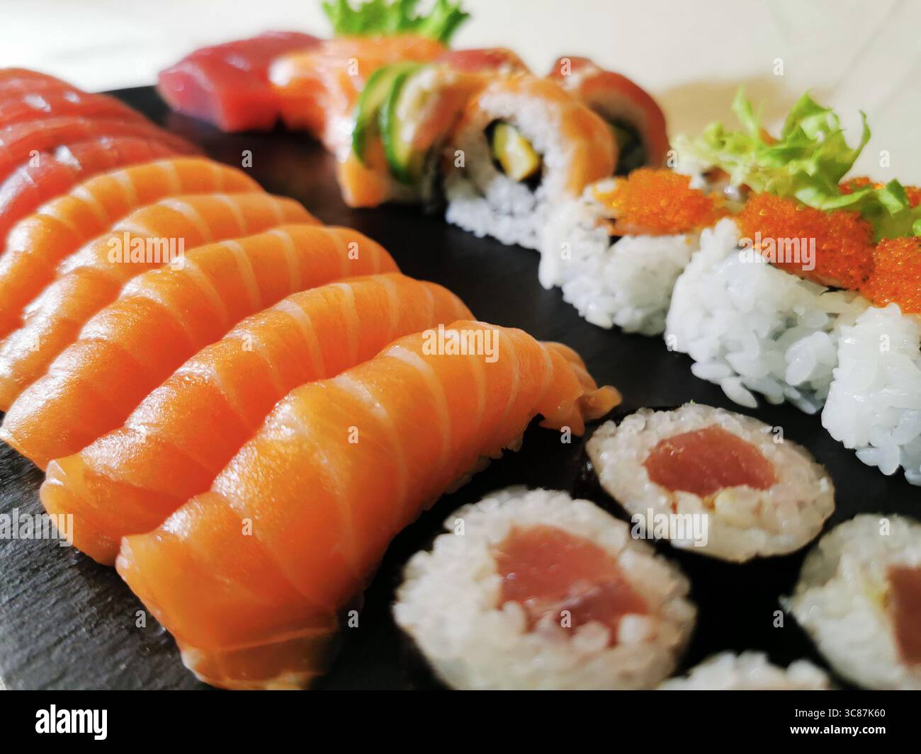cibo delizioso asiatico Foto Stock