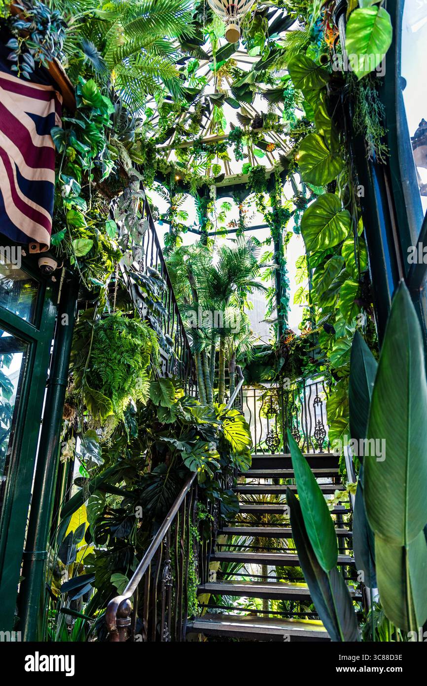 Interno del cocktail bar Incognito a Kingston upon Thames, Londra, Inghilterra Foto Stock