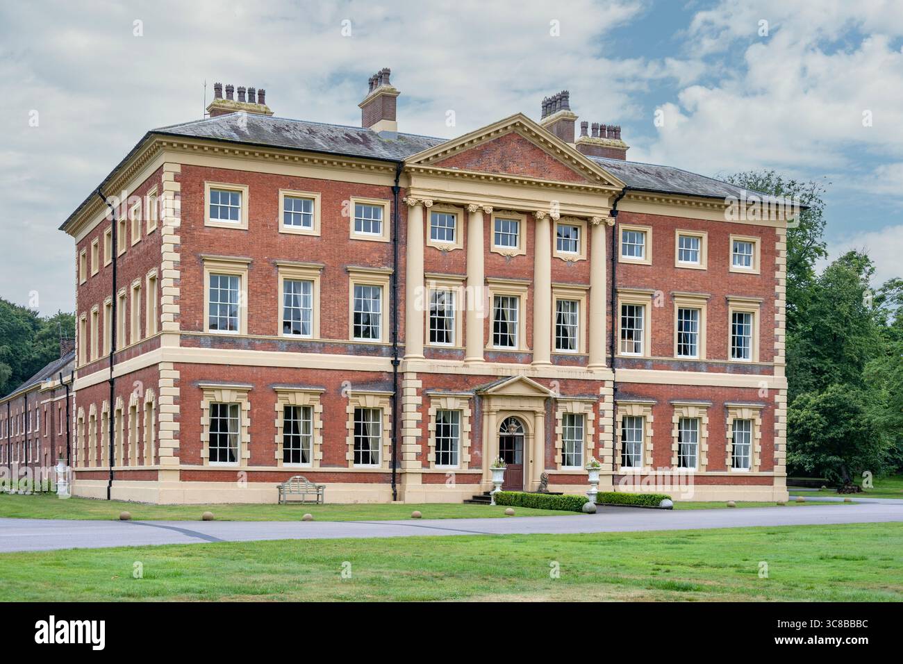 Lytham Hall, Lytham, Lancashire, Inghilterra Foto Stock
