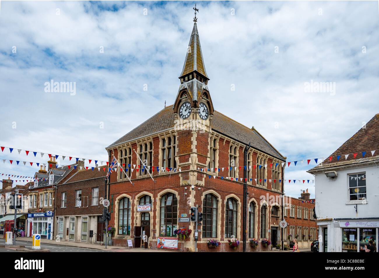 Edificio del Consiglio comunale, Wareham, Dorset, Inghilterra Foto Stock