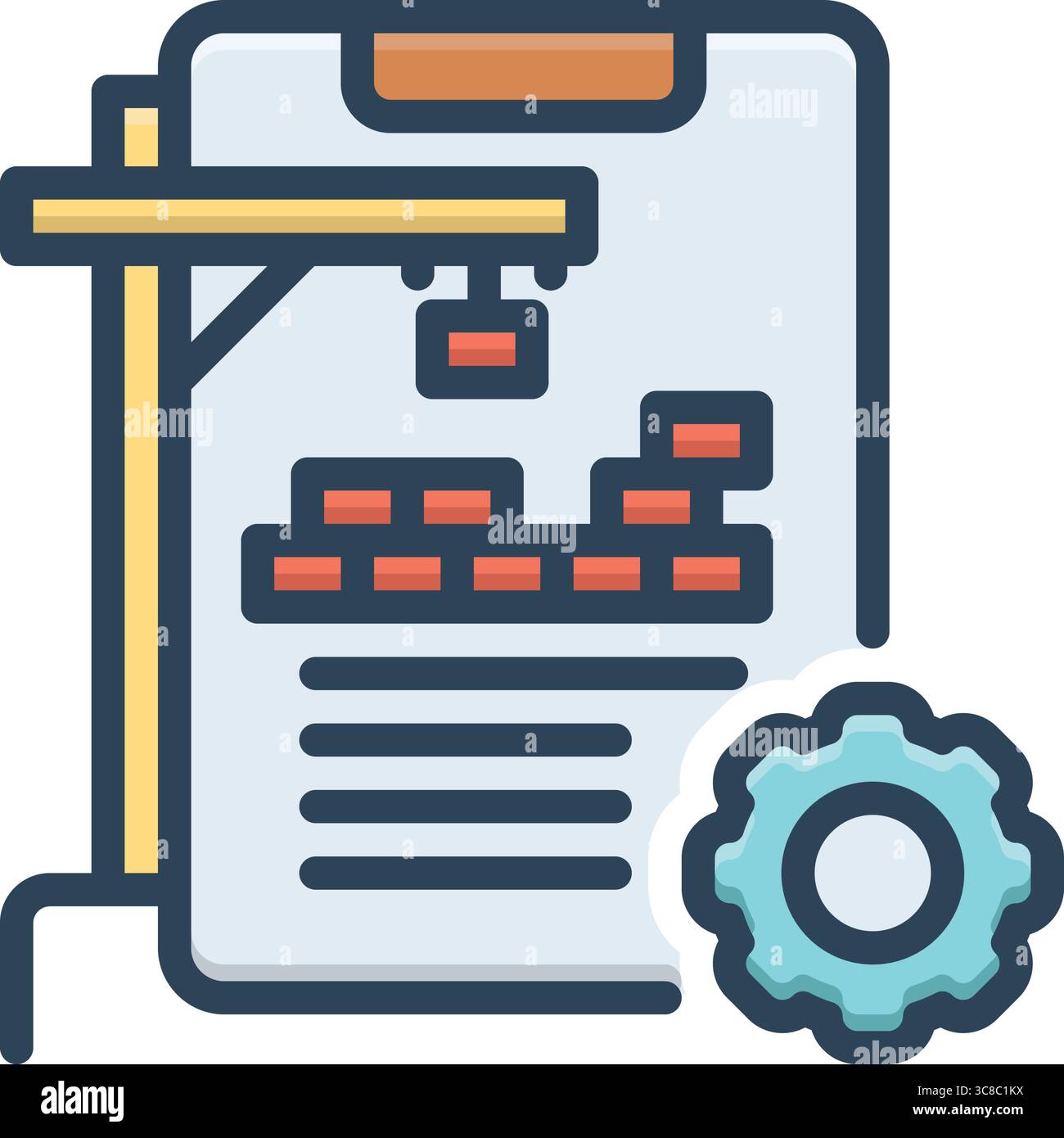 Icona per la preparazione del sito, sito Illustrazione Vettoriale