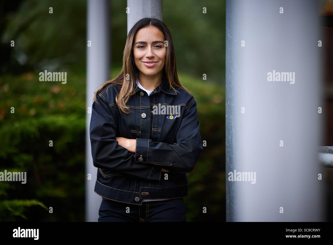 Chelcee Grimes cantante, cantautore, presentatore televisivo e calciatore inglese Foto Stock