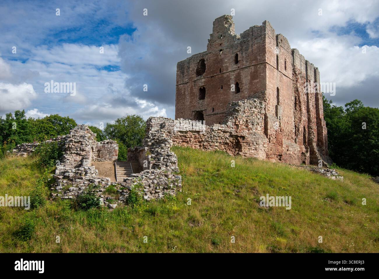 Castello di Norham Foto Stock