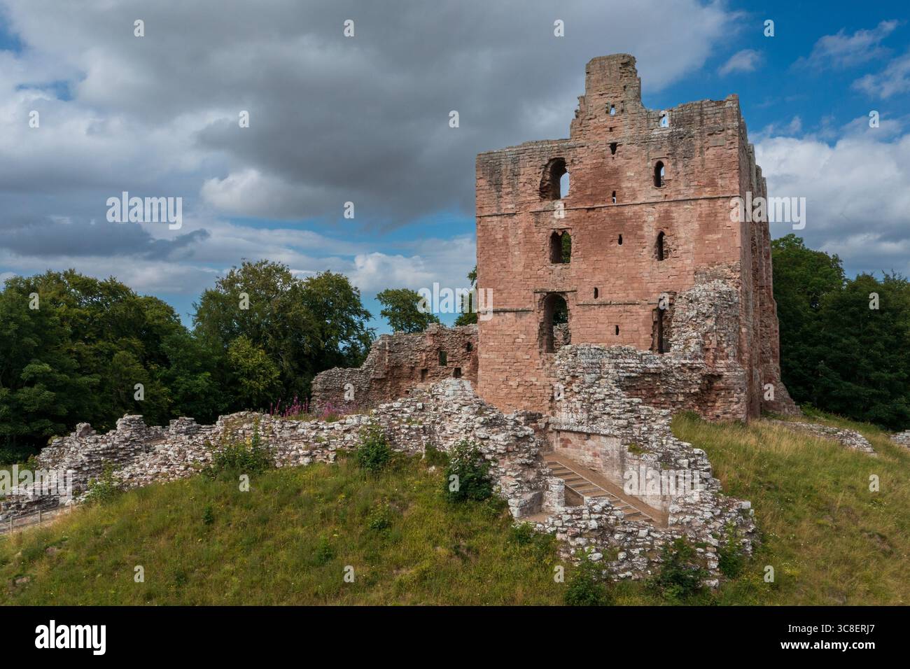 Castello di Norham Foto Stock
