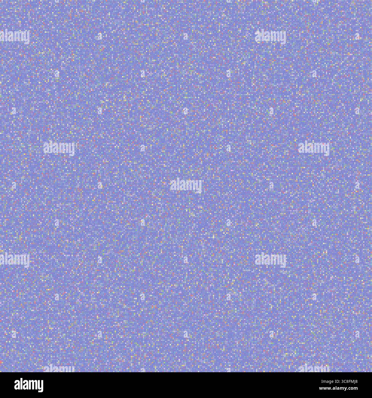 Ripetizione geometrica senza cuciture. Vari quadrati di stile in più colori. Lavanda, Periwinkle, Ametista, lilla, indaco. Illustrazione vettoriale artistica. Illustrazione Vettoriale