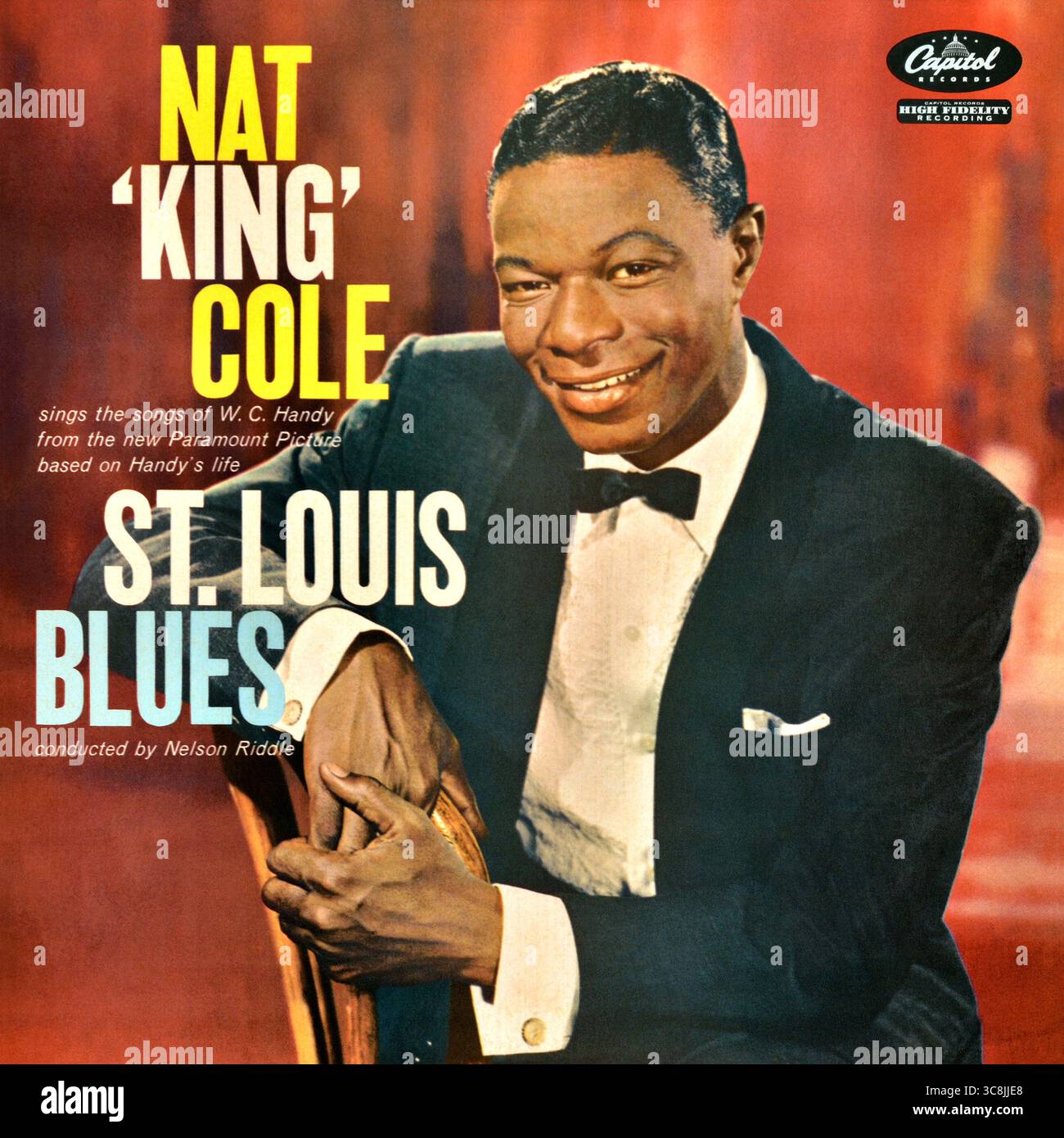 NAT King Cole - St. Louis Blues - copertina album in vinile - 1958 Foto Stock
