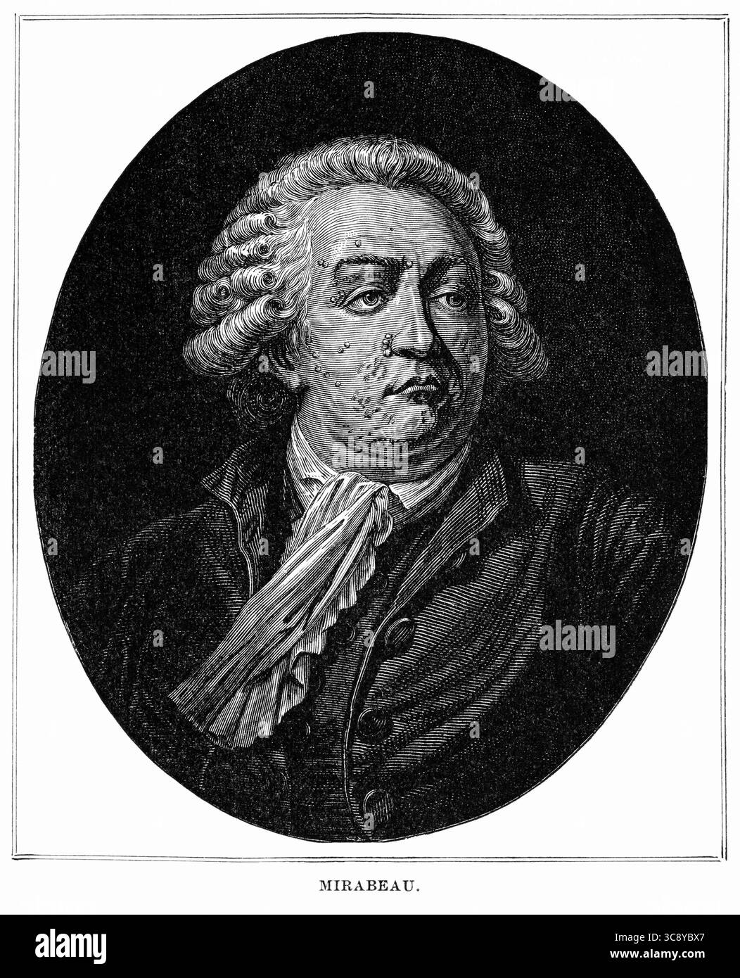 6 maggio 2020: Mirabeau, Illustration, Ridpath's History of the World, volume III, di John Clark Ridpath, LL. D., Merrill & Baker Publishers, New York, 1897 (immagine di credito: © JT Vintage/Glasshouse via ZUMA Wire) Foto Stock