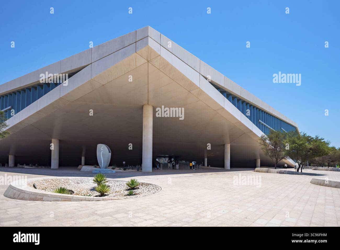 National Library, Doha Qatar, Orient, Medio Oriente Foto Stock