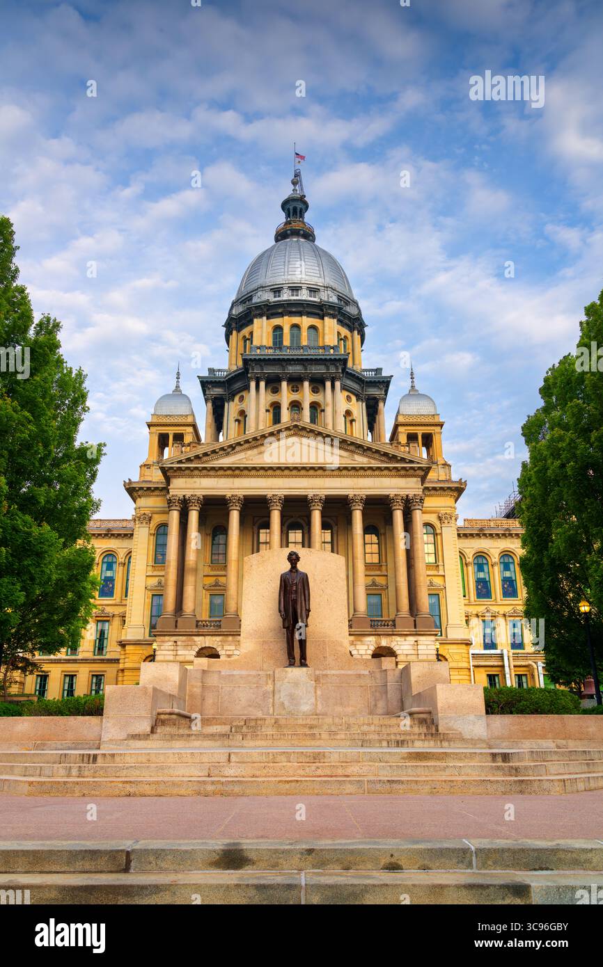 Springfield, Illinois, USA, al Campidoglio. Foto Stock