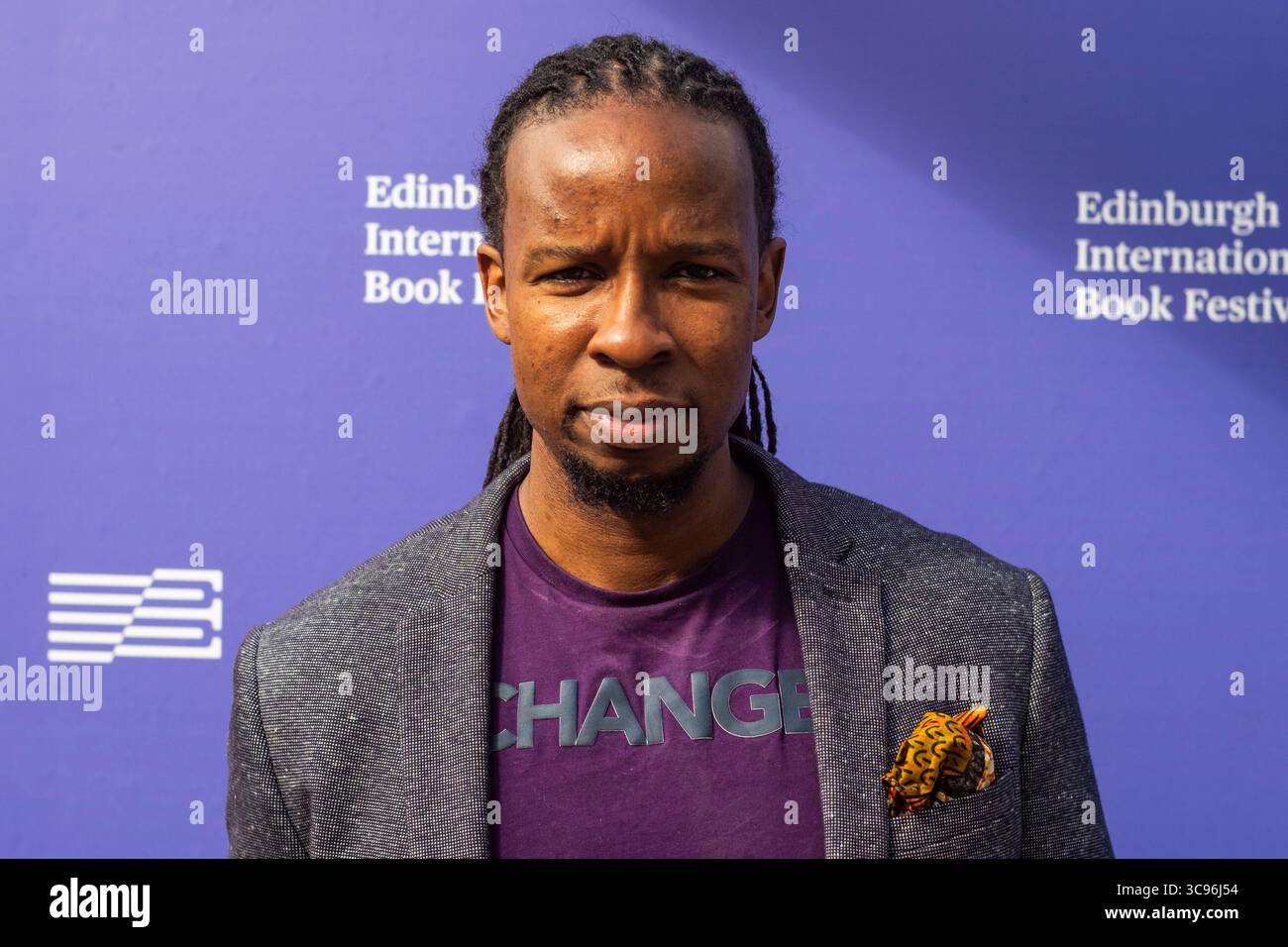 Edimburgo, Scozia. 10 agosto 2018. L'autore e storico americano Ibram X Kendi all'annuale Edinburgh International Book Festival. Foto Stock