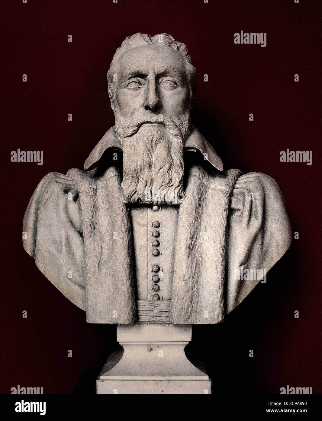 Guillaume du Vair 1621 Ile de France Museo francese Louvre Parigi. ( Guillaume du Vair (Du Vair o Duvair), Vescovo di Lisieux, custode dei sigilli e Cancelliere di Francia (1556-1621) ) Foto Stock