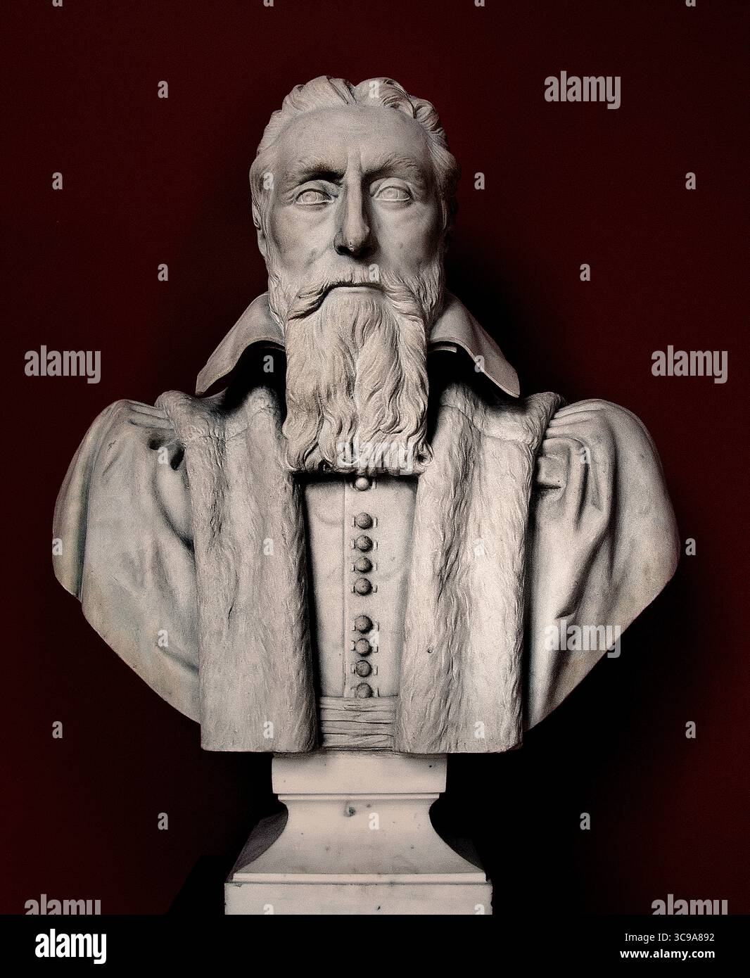 Guillaume du Vair 1621 Ile de France Museo francese Louvre Parigi. ( Guillaume du Vair (Du Vair o Duvair), Vescovo di Lisieux, custode dei sigilli e Cancelliere di Francia (1556-1621) ) Foto Stock