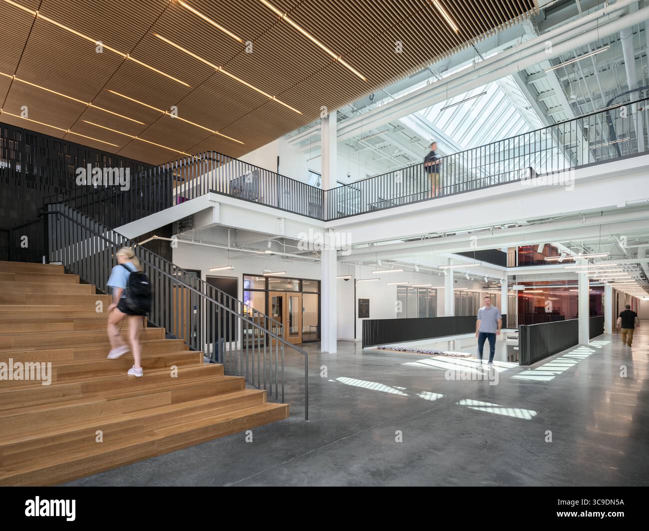 STLCC Florissant Valley Advanced Manufacturing Center, sede: Ferguson MO, architetto: JEMA, architetto paesaggista: DG2 Foto Stock