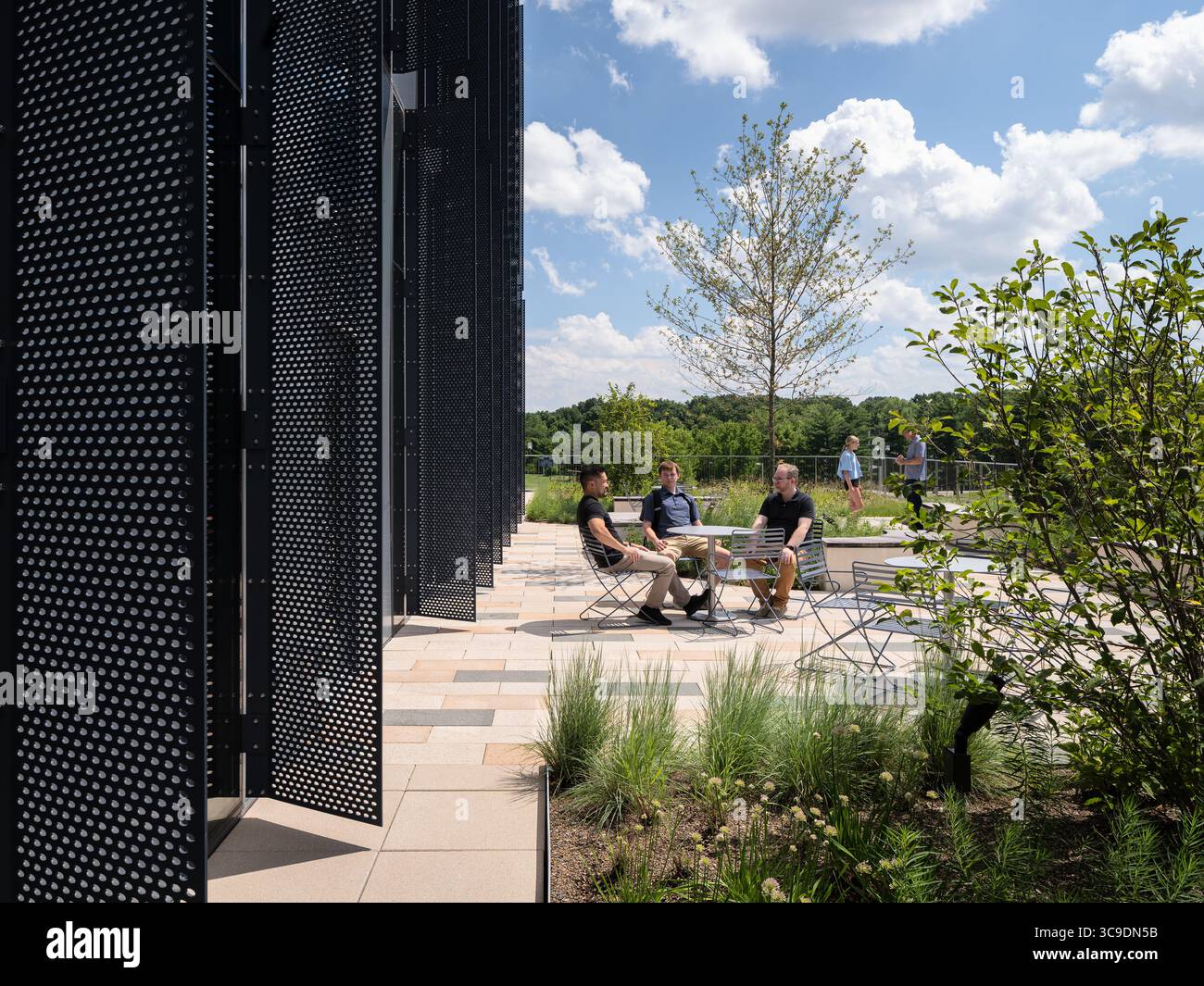 STLCC Florissant Valley Advanced Manufacturing Center, sede: Ferguson MO, architetto: JEMA, architetto paesaggista: DG2 Foto Stock