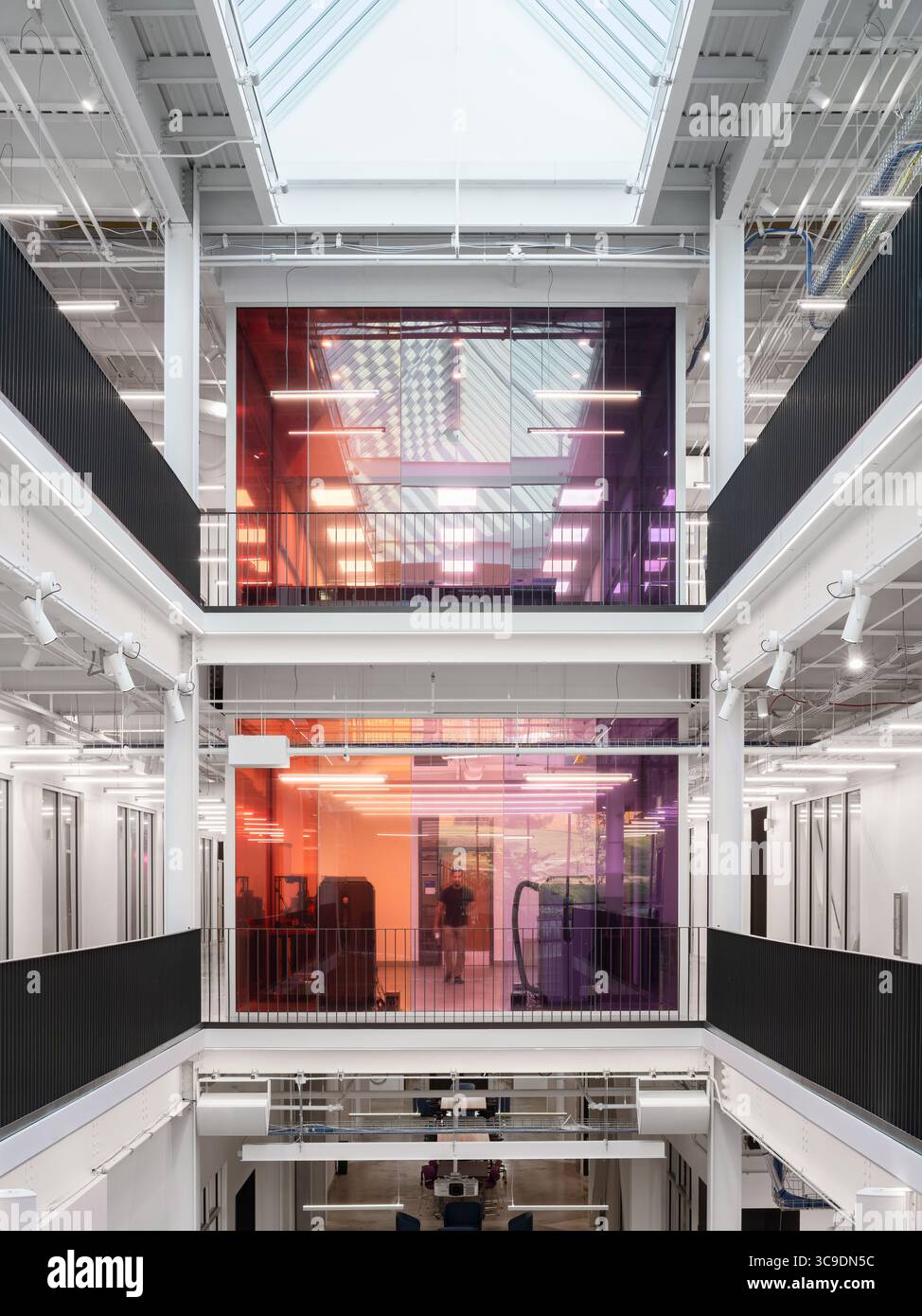 STLCC Florissant Valley Advanced Manufacturing Center, sede: Ferguson MO, architetto: JEMA, architetto paesaggista: DG2 Foto Stock