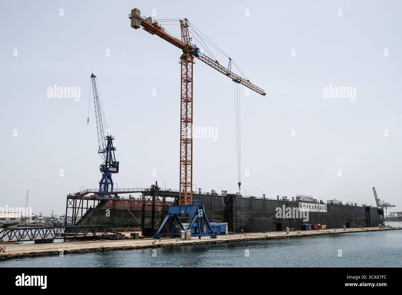 24 giugno 2020, Dakar, Senegal: Il porto autonomo di Dakar è un'impresa pubblica senegalese con sede a Dakar. (Immagine di credito: © Sadak Souici/ZUMA Press Wire) Foto Stock