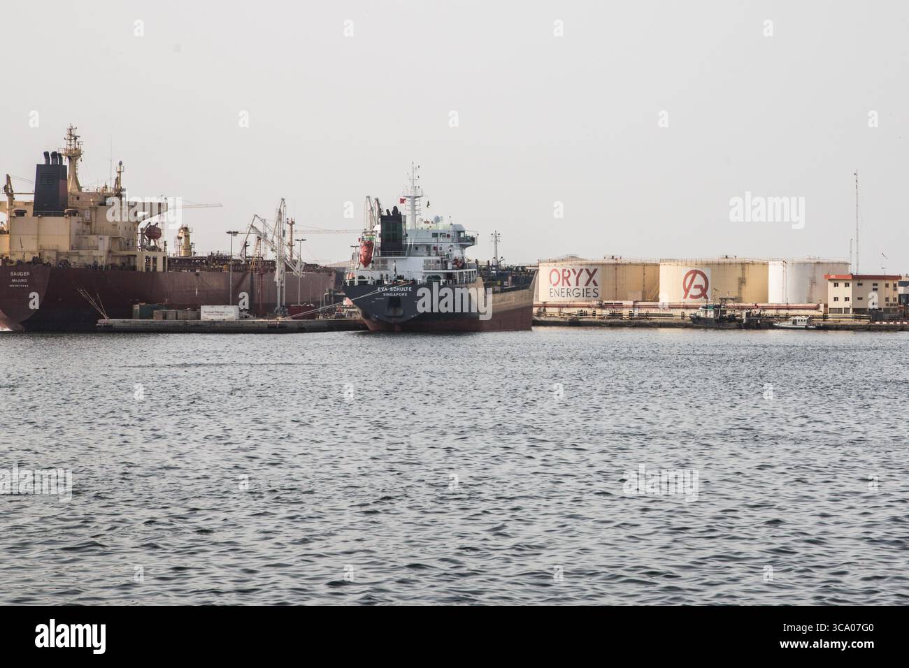 24 giugno 2020, Dakar, Senegal: Il porto autonomo di Dakar è un'impresa pubblica senegalese con sede a Dakar. (Immagine di credito: © Sadak Souici/ZUMA Press Wire) Foto Stock