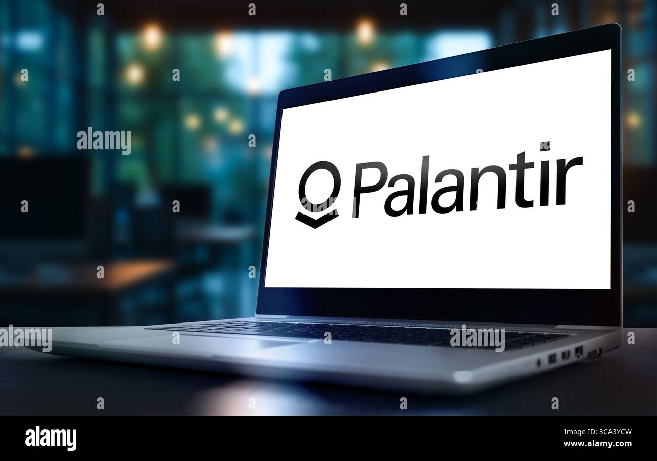 Palantir Technologies - piattaforme dati per la sicurezza e l'innovazione Foto Stock