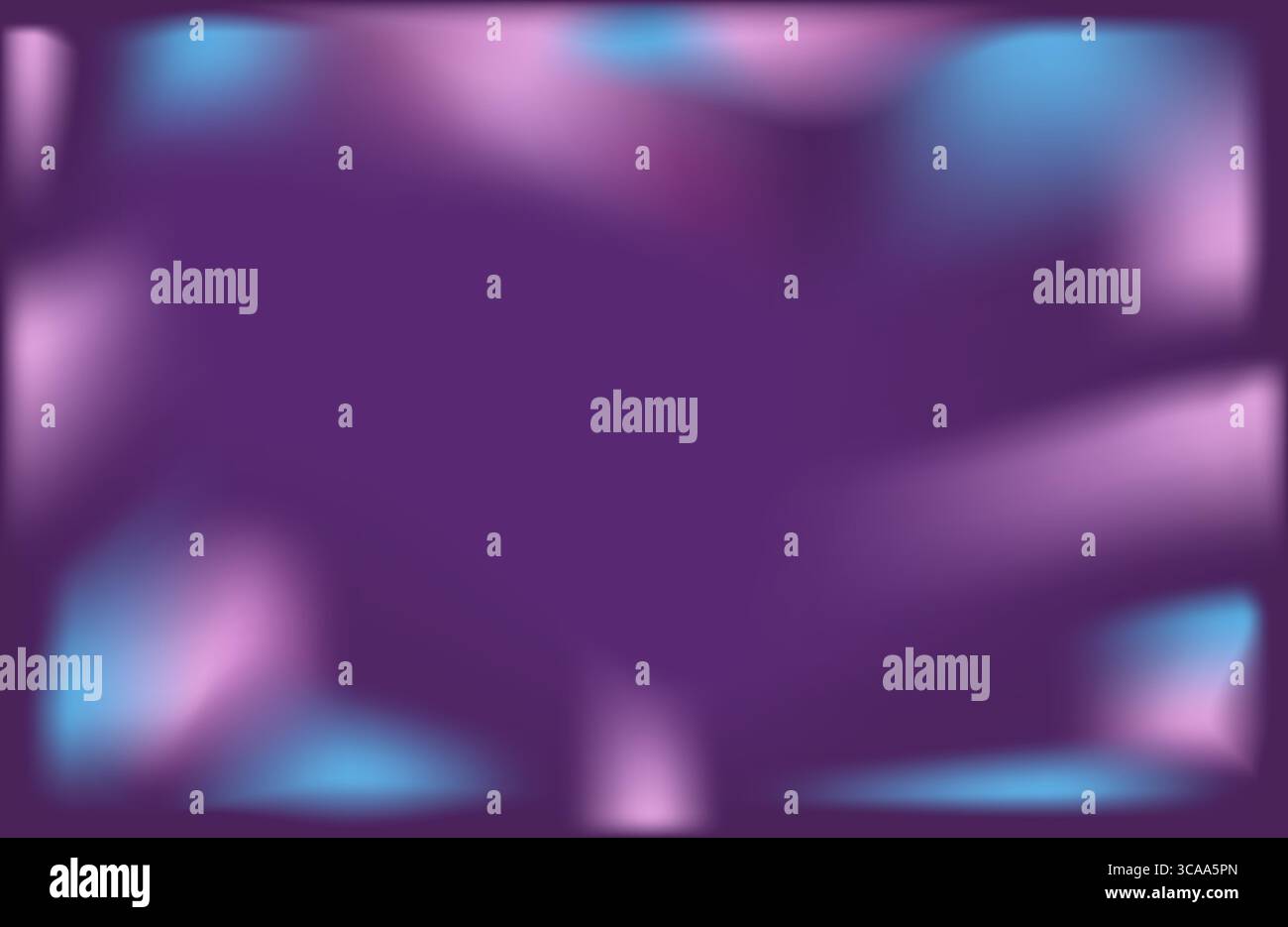 Sfondo futuristico al neon in mesh scuro. Banner luminoso vettoriale, copertina disco orizzontale dinamica. Poster amorfo sfocato Illustrazione Vettoriale