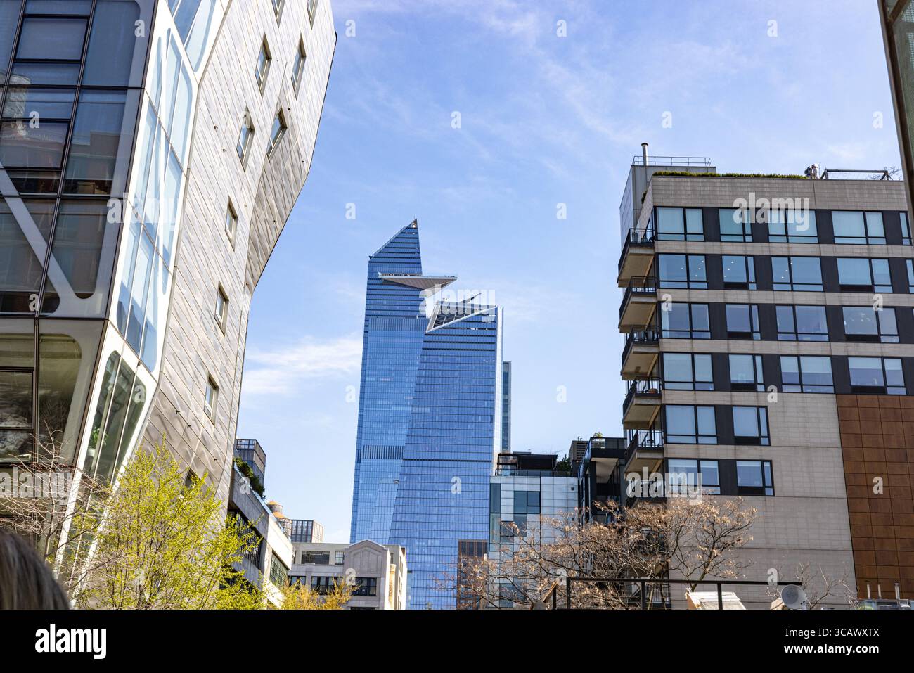 Vista del bordo da High Line Park Foto Stock