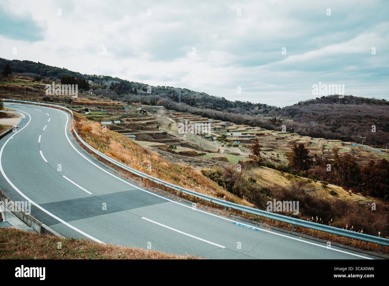 L'isola di Teshima nel Mare interno di Seto in Giappone, nota per le installazioni d'arte contemporanea, i tranquilli paesaggi rurali e parte dell'arte della Triennale di Setouchi Foto Stock