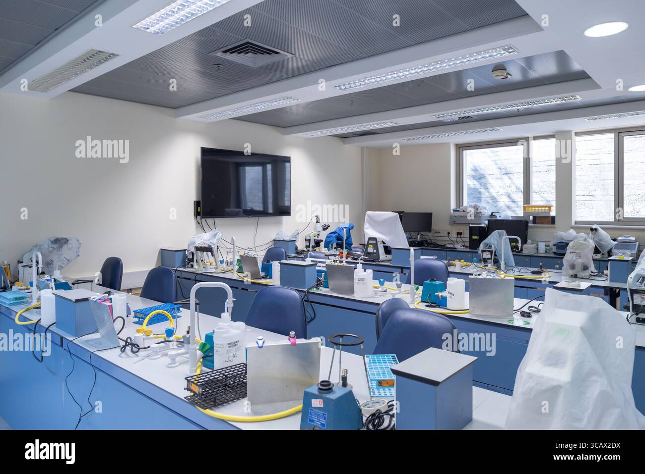 Israele, Haifa - Technion 10 settembre 2024: Laboratorio di insegnamento della facoltà di ingegneria alimentare Foto Stock