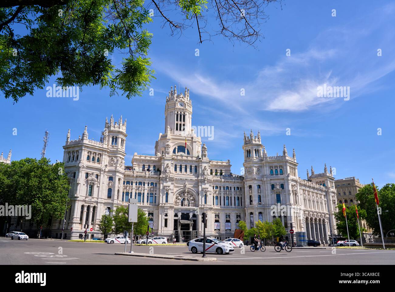 Consiglio comunale di Madrid, Piazza Cibeles, Madrid, Spagna Foto Stock