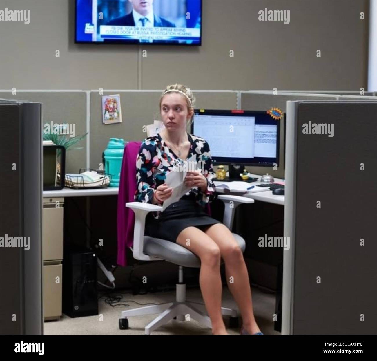 REALITY 2023 HBO film con Sydney Sweeney come Reality Winner Foto Stock