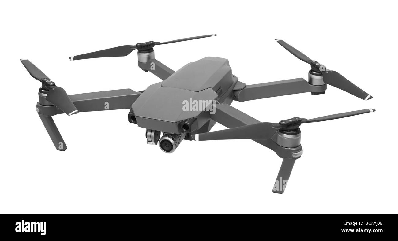 Drone isolati su sfondo bianco Foto Stock