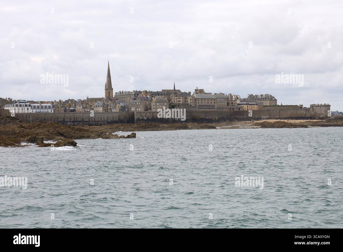 Estuario di Rance, città di Dinard, dipartimento di Ille et Vilaine, Bretagna, Francia Foto Stock