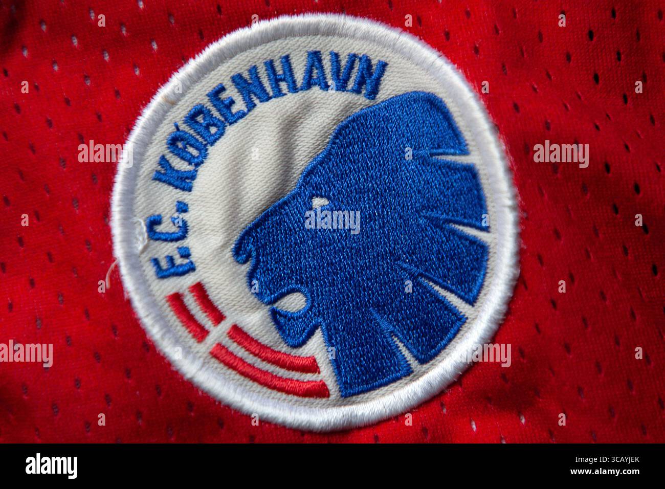 Aeroporto F.C. Copenhagen Crest Foto Stock