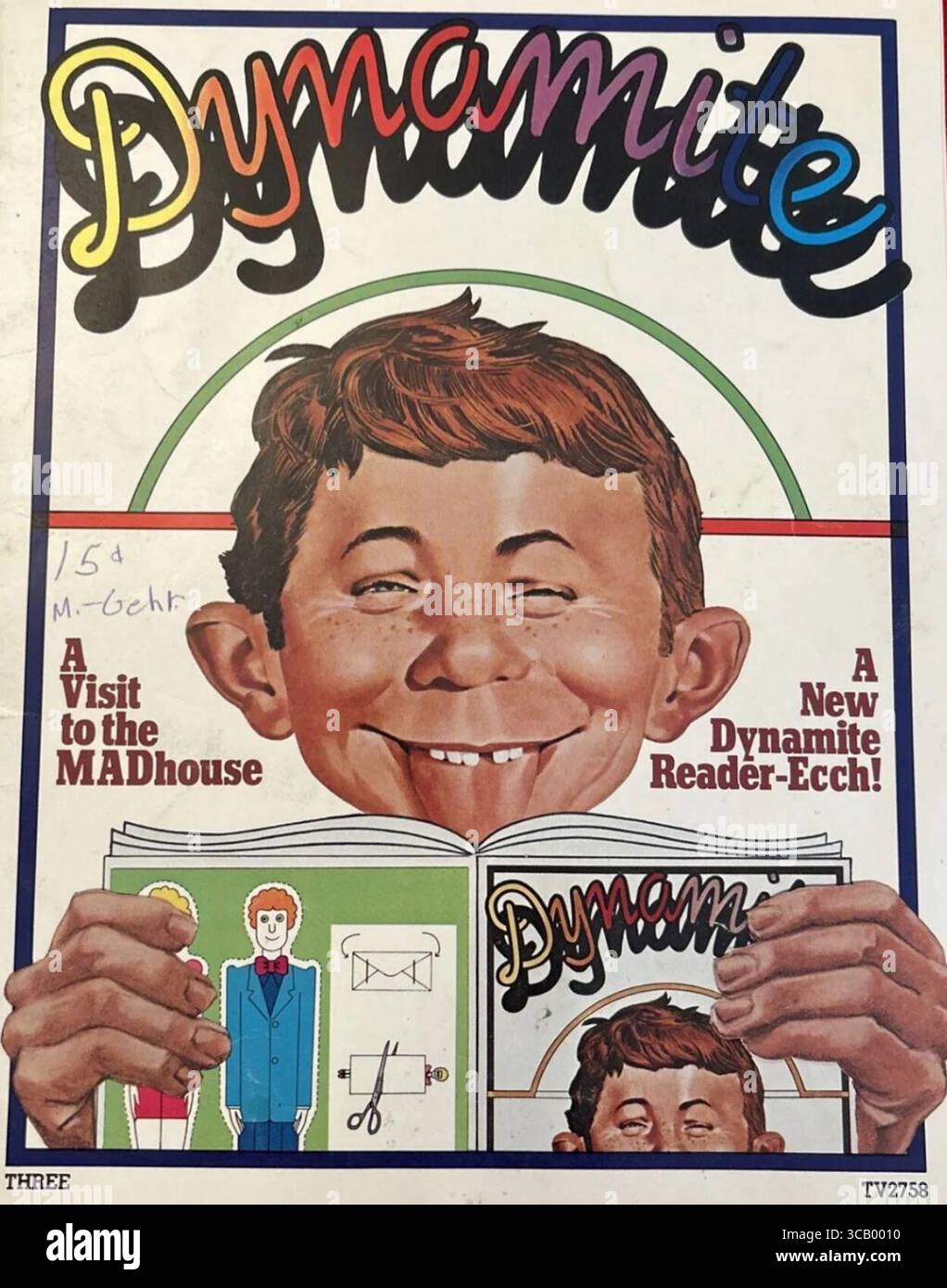 1978 Dynamite Magazine, copertina di Alfred E. Neuman Foto Stock