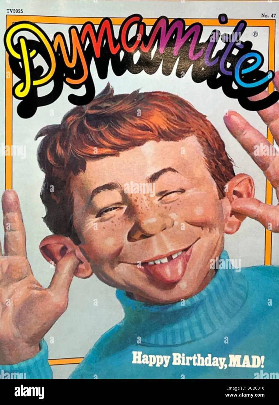 1978 Dynamite Magazine, copertina di Alfred E. Neuman Foto Stock