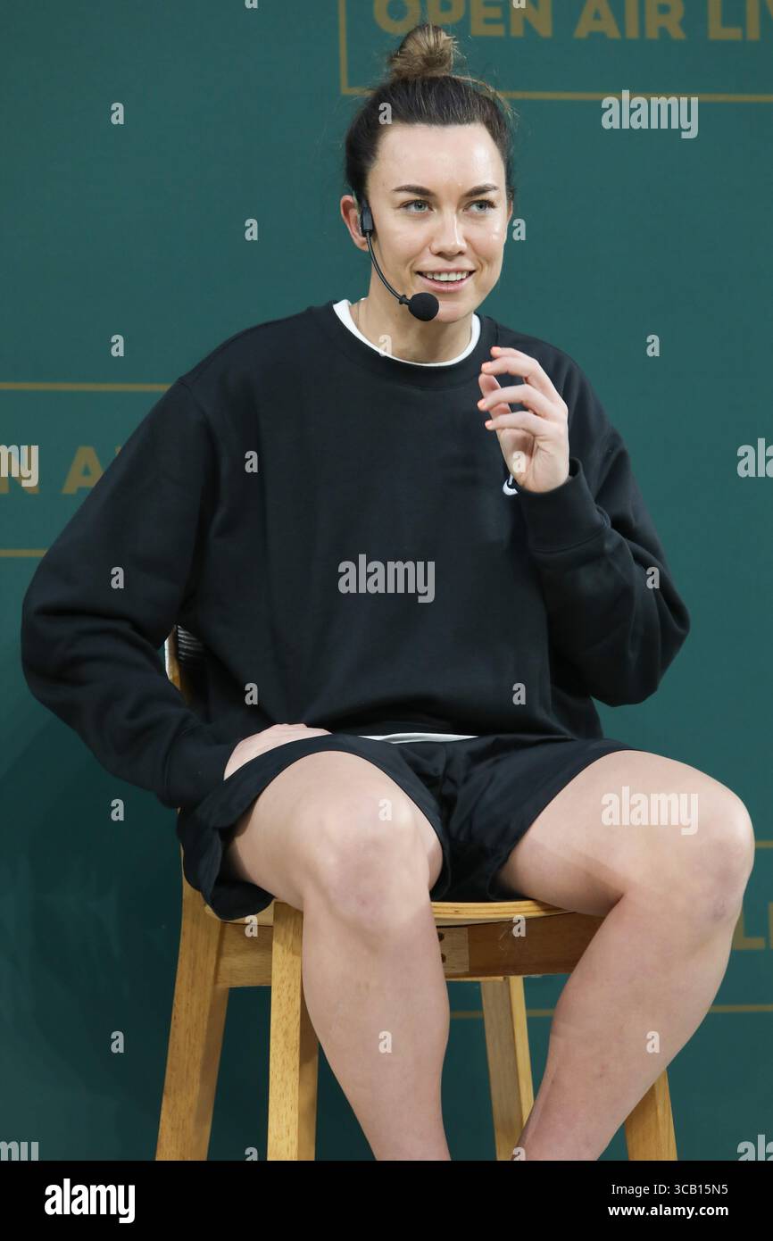 21 dicembre 2023: MACKENZIE ARNOLD partecipa al Matildas fan Event "Open Air Live" al CommBank Stadium di Parramatta il 21 dicembre 2023 a Sydney, NSW Australia (Credit Image: © Christopher Khoury/Australian Press Agency via ZUMA Wire) Foto Stock