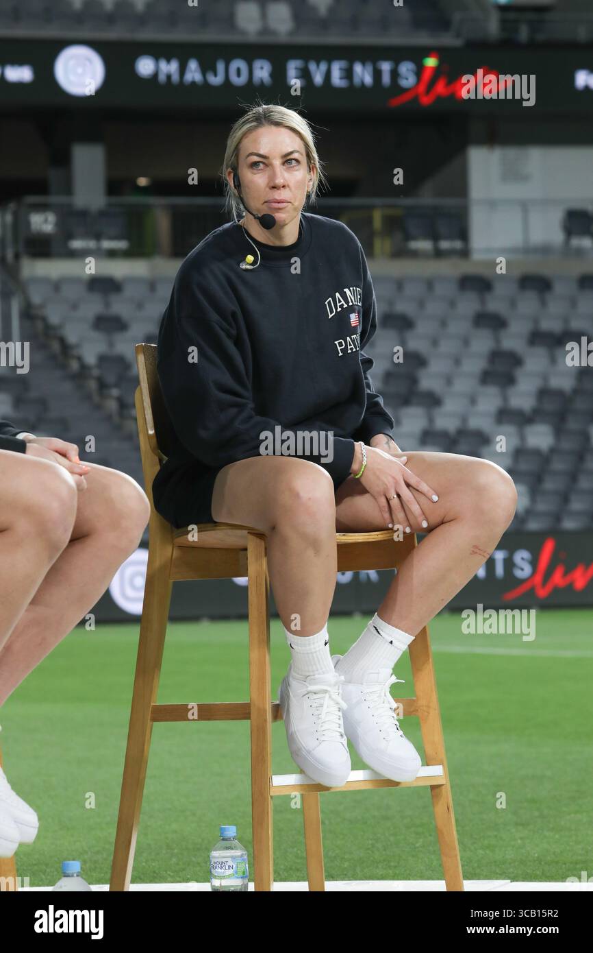 21 dicembre 2023: ALANNA KENNEDY partecipa al Matildas fan Event "Open Air Live" al CommBank Stadium di Parramatta il 21 dicembre 2023 a Sydney, NSW Australia (Credit Image: © Christopher Khoury/Australian Press Agency via ZUMA Wire) Foto Stock