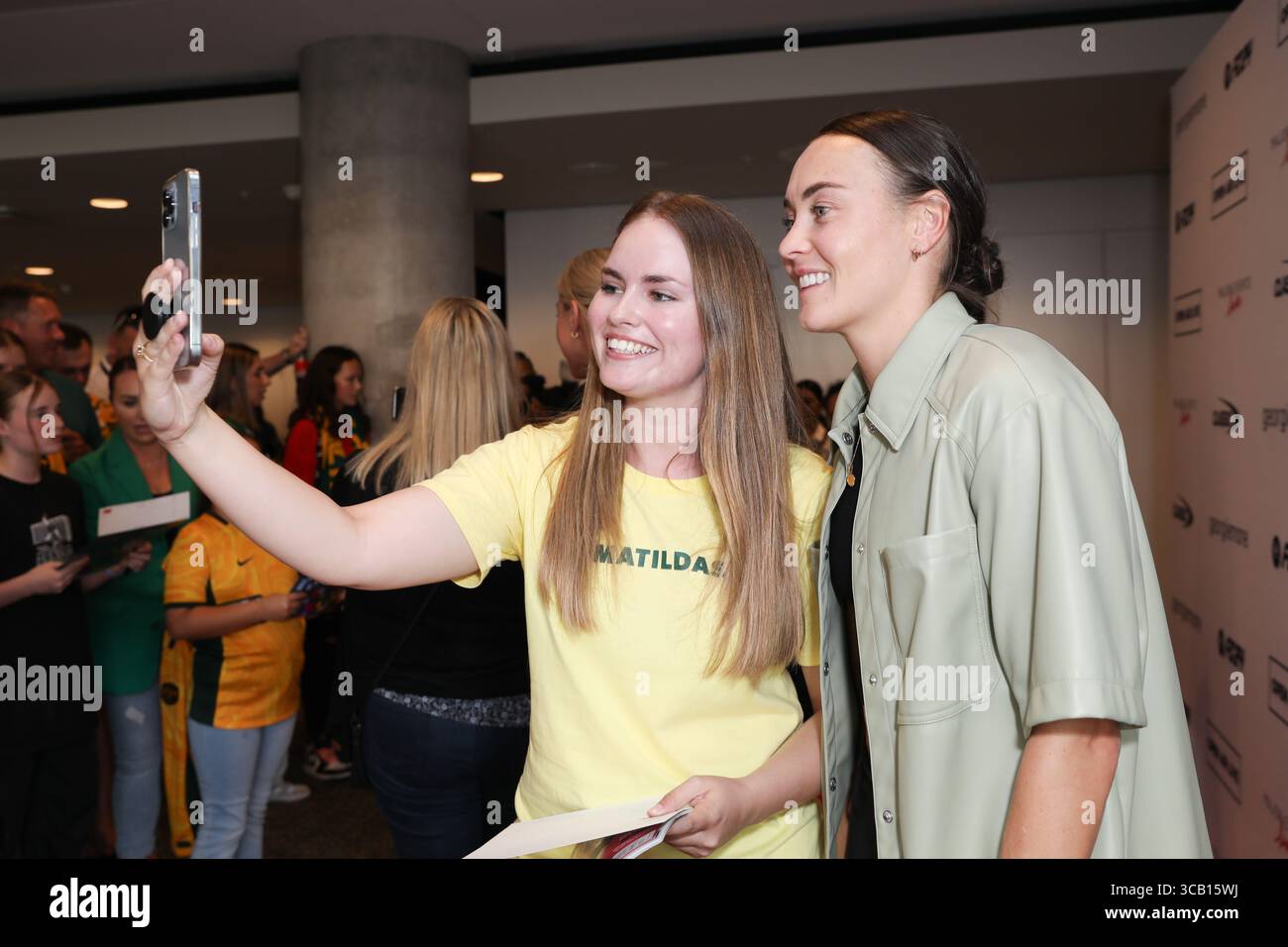 21 dicembre 2023: CAITLIN FOORD partecipa al Matildas fan Event "Open Air Live" al CommBank Stadium di Parramatta il 21 dicembre 2023 a Sydney, NSW Australia (Credit Image: © Christopher Khoury/Australian Press Agency via ZUMA Wire) Foto Stock