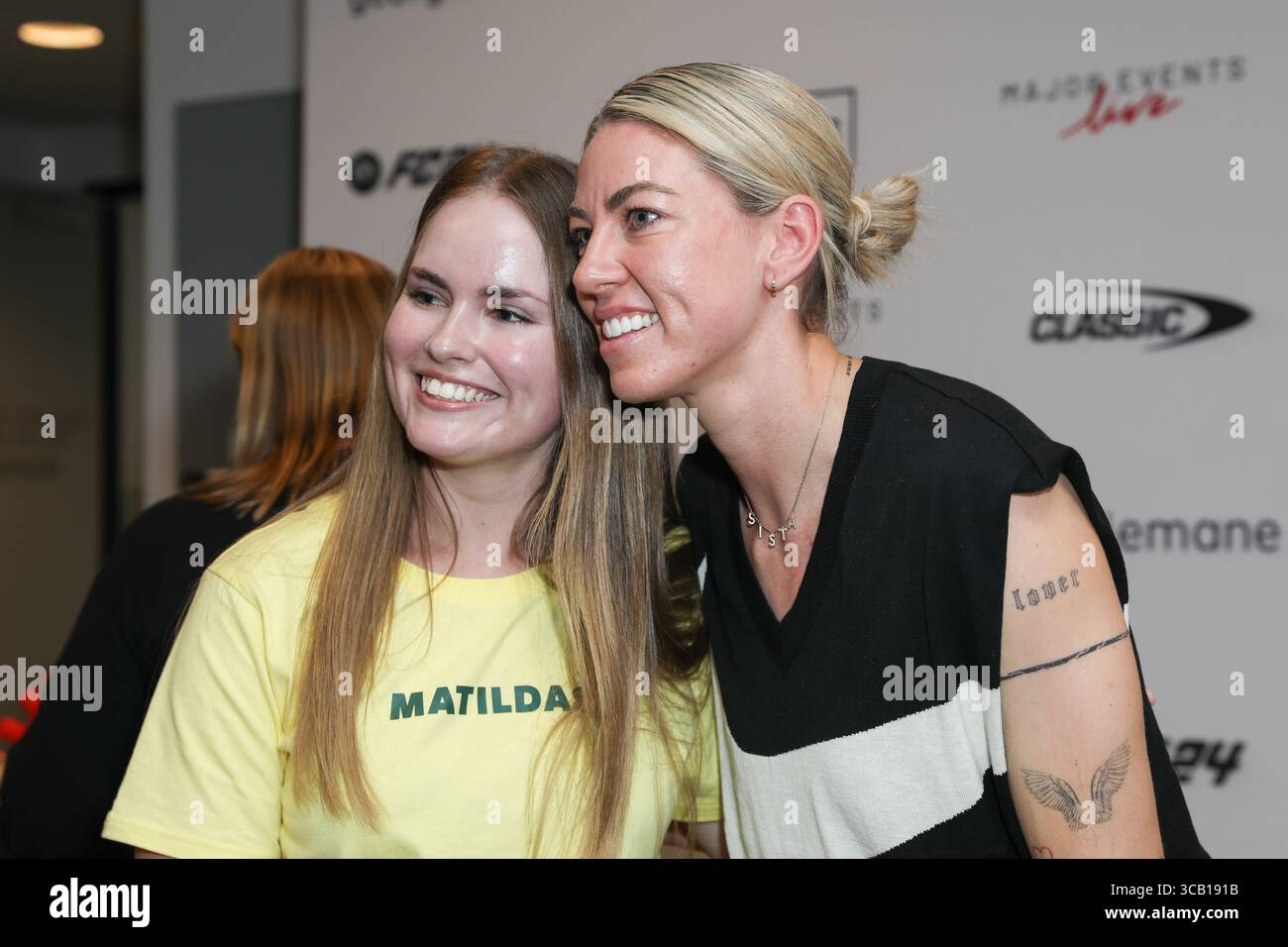 21 dicembre 2023: ALANNA KENNEDY partecipa al Matildas fan Event "Open Air Live" al CommBank Stadium di Parramatta il 21 dicembre 2023 a Sydney, NSW Australia (Credit Image: © Christopher Khoury/Australian Press Agency via ZUMA Wire) Foto Stock