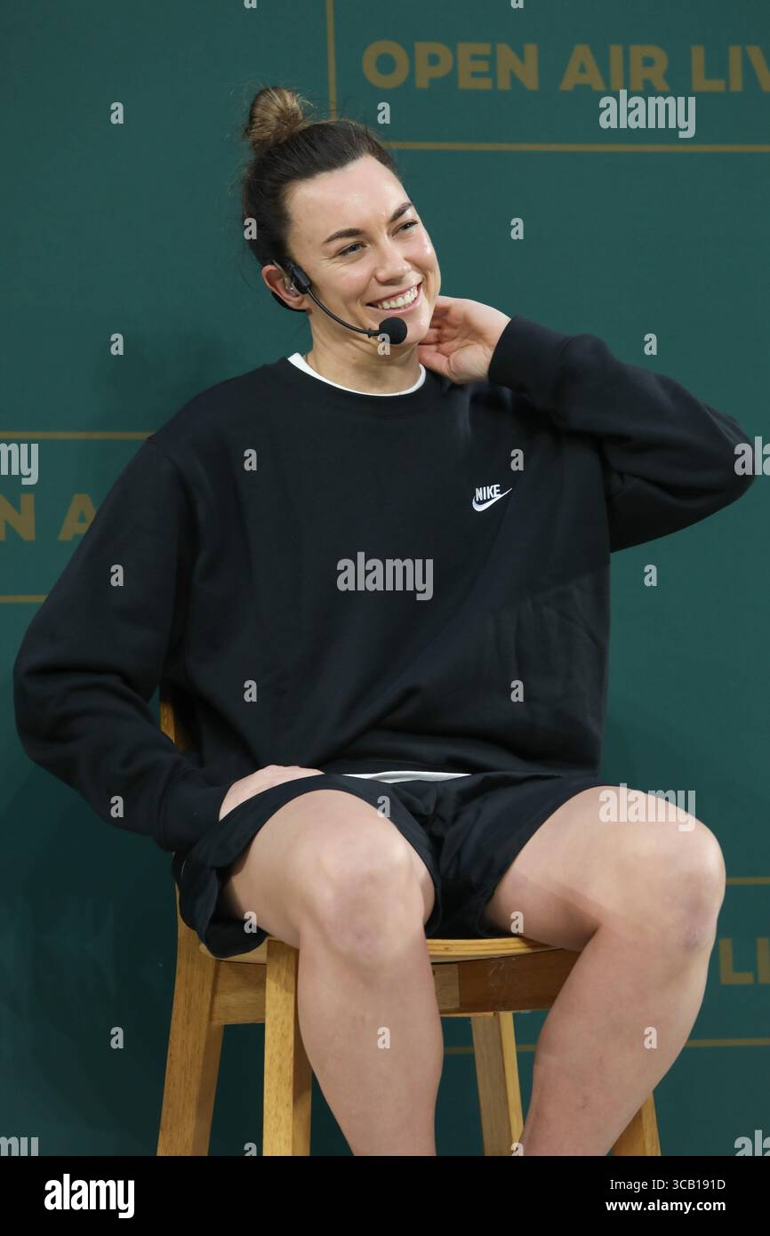 21 dicembre 2023: MACKENZIE ARNOLD partecipa al Matildas fan Event "Open Air Live" al CommBank Stadium di Parramatta il 21 dicembre 2023 a Sydney, NSW Australia (Credit Image: © Christopher Khoury/Australian Press Agency via ZUMA Wire) Foto Stock