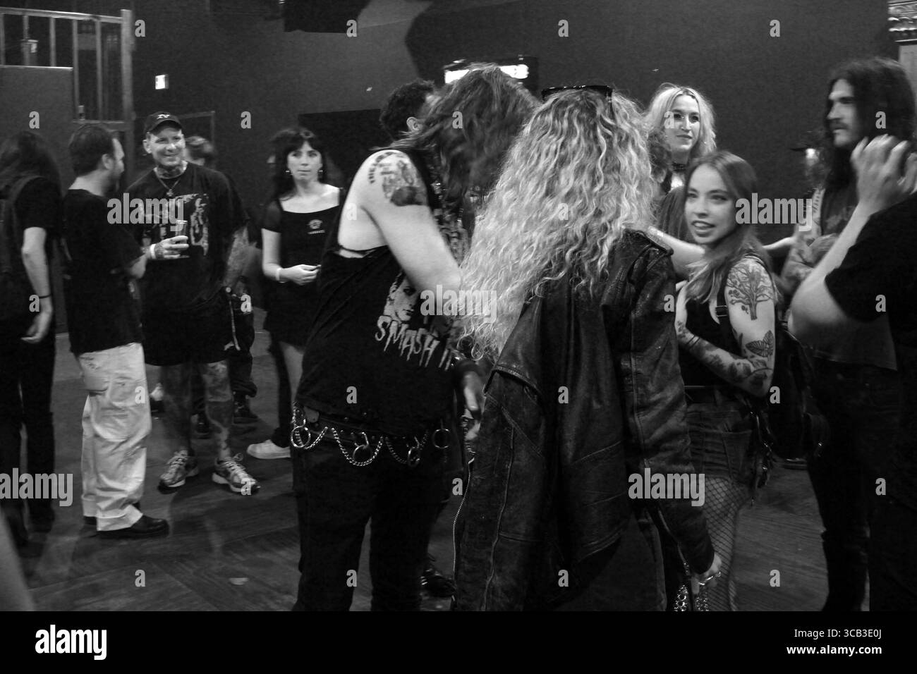 22 luglio 2023, New York, NY, USA: Dopo uno spettacolo punk al bar Meadows. (Immagine di credito: © John Marshall Mantel/ZUMA Press Wire) Foto Stock