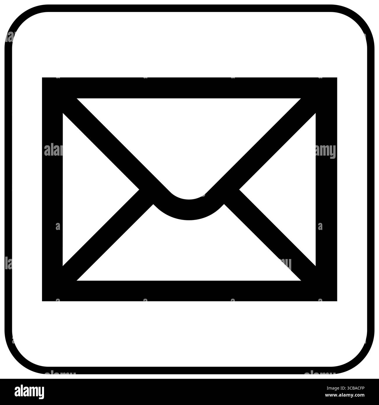 Post icona office Foto Stock