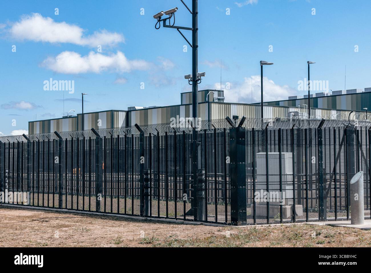Amazon AWS Data Center in Didcot nuova struttura iperscala gestita da Amazon Web Services, Oxfordshire, Regno Unito. Foto Stock