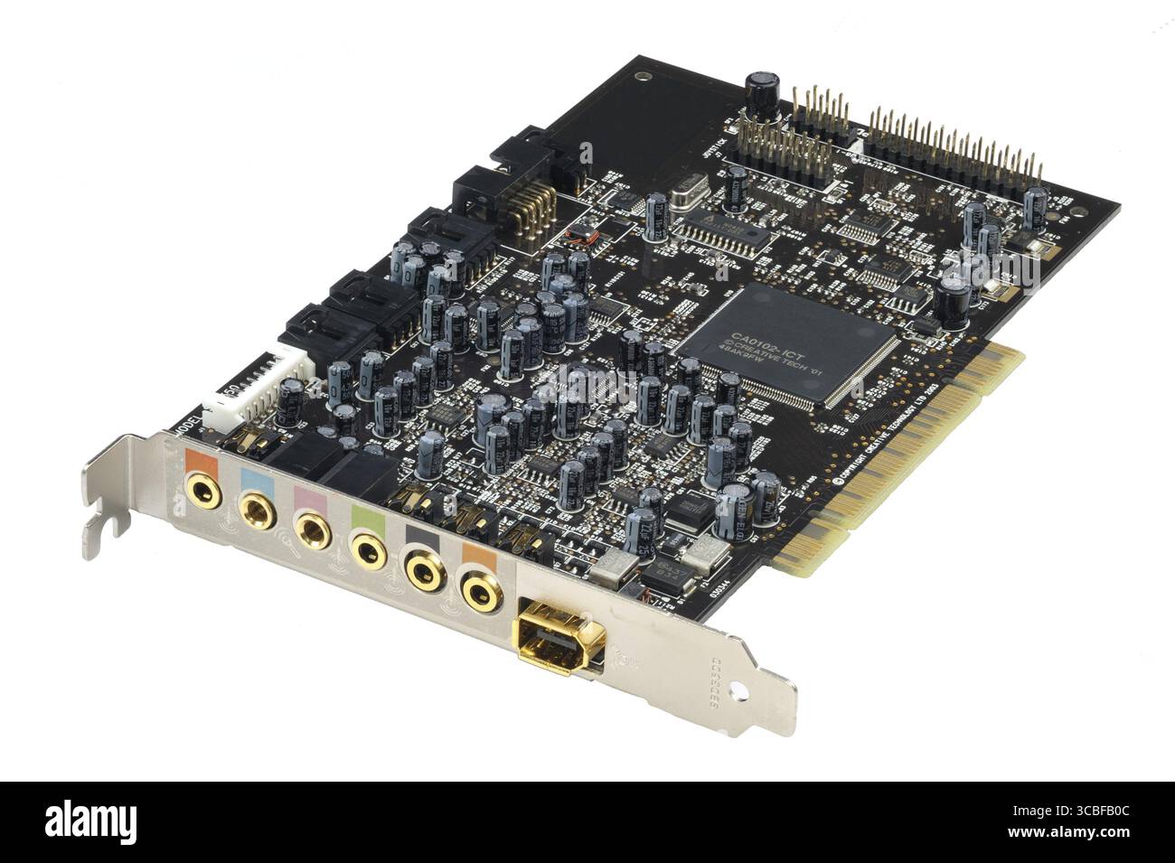 Hardware, scheda audio, Hi-Fi, isolato, DOF extra Foto Stock Hardware, scheda audio, Hi-Fi, isolato, DOF extra Foto Stock