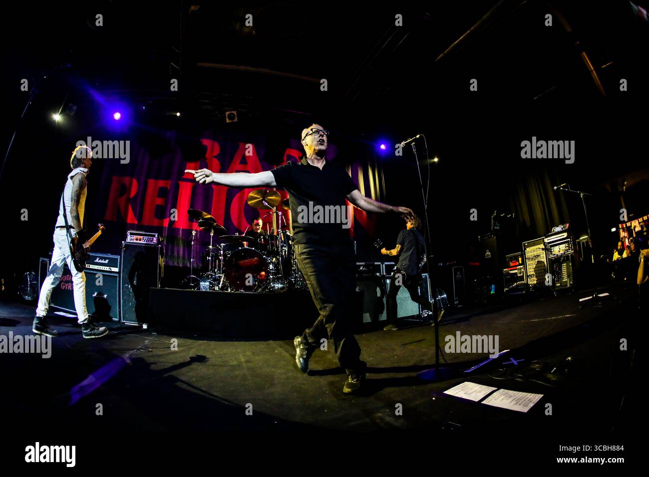Bad Religion in concerto ad Alcatraz a Milano, il 22 giugno 2022 a Milano, Italia. Foto Stock