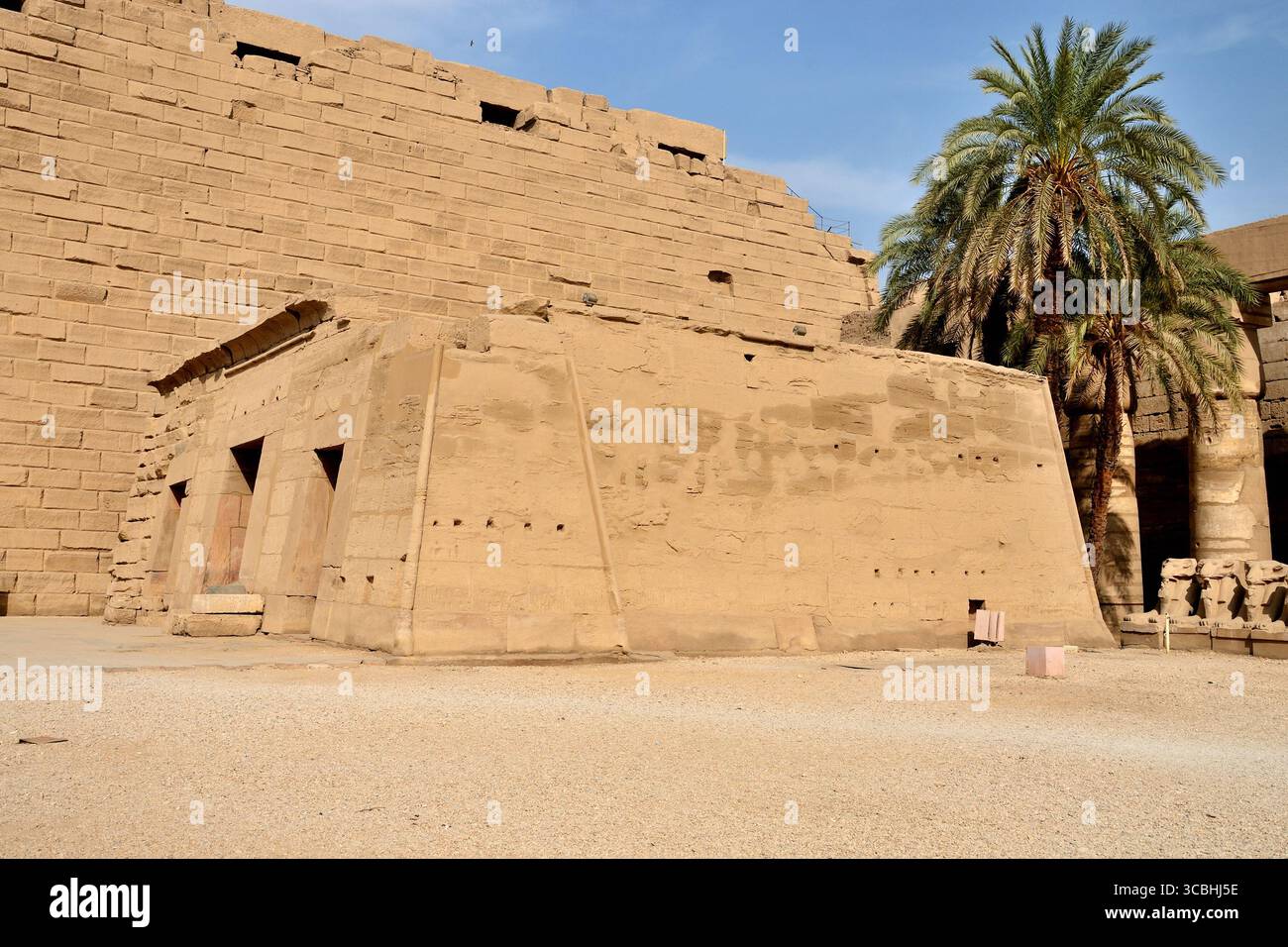 Tempio De Sethi, complesso del tempio di Karnak, patrimonio dell'umanità dell'UNESCO, situato vicino a Luxor, Egitto Foto Stock