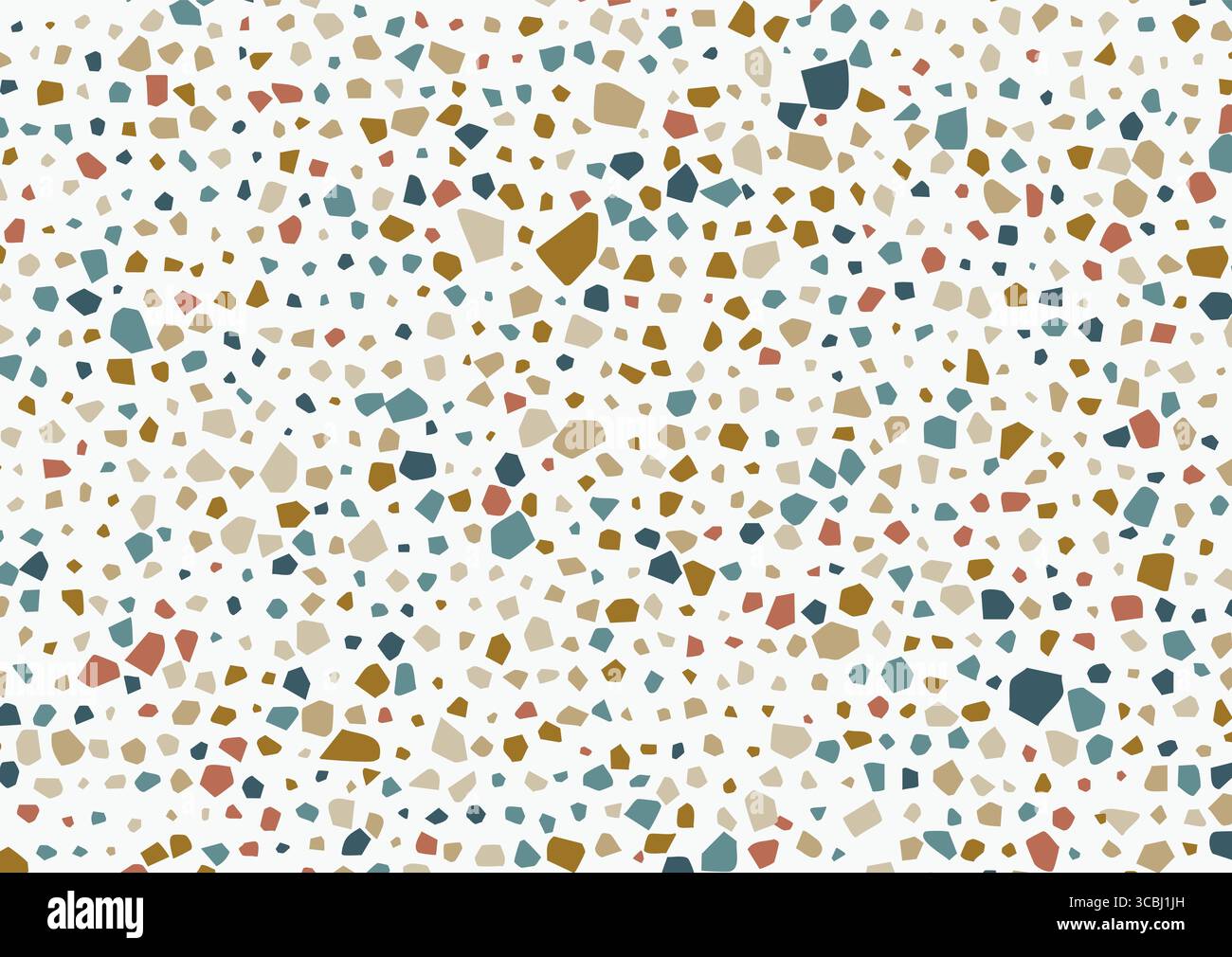 Sfondo astratto con disegno a motivo terrazzo Illustrazione Vettoriale