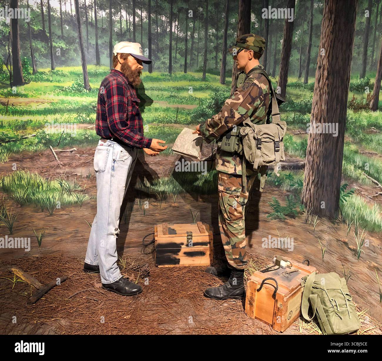 L'Airborne & Special Operations Museum di Fayetteville, North Carolina, onora i paracadutisti e le forze speciali degli Stati Uniti con mostre, manufatti e storia. Foto Stock