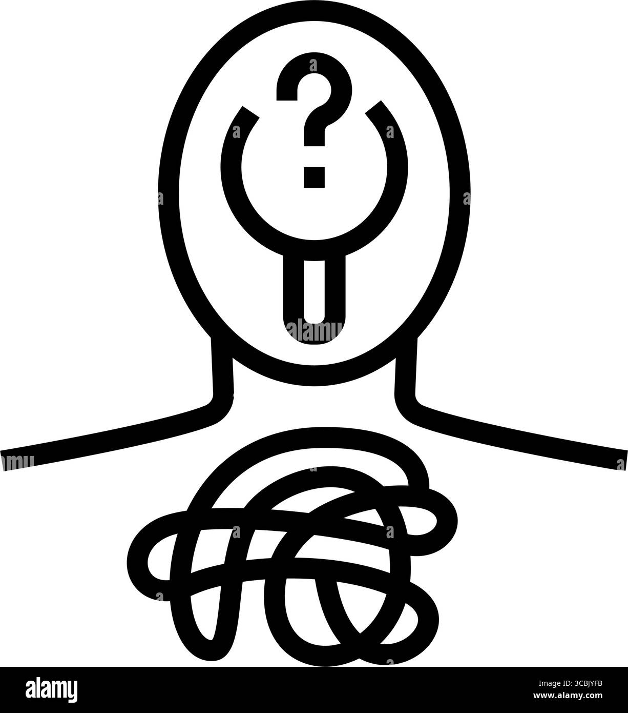 l'autostima lotta per l'adolescenza la linea della pubertà icona illustrazione vettoriale Illustrazione Vettoriale